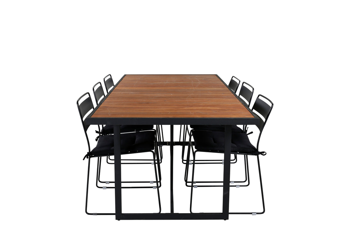 Dining Set Black Nature