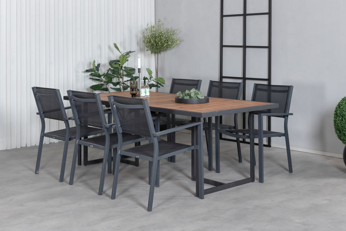 Dining Set Black Nature