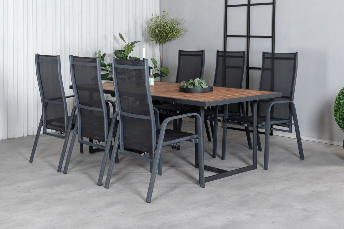 Dining Set Black Nature