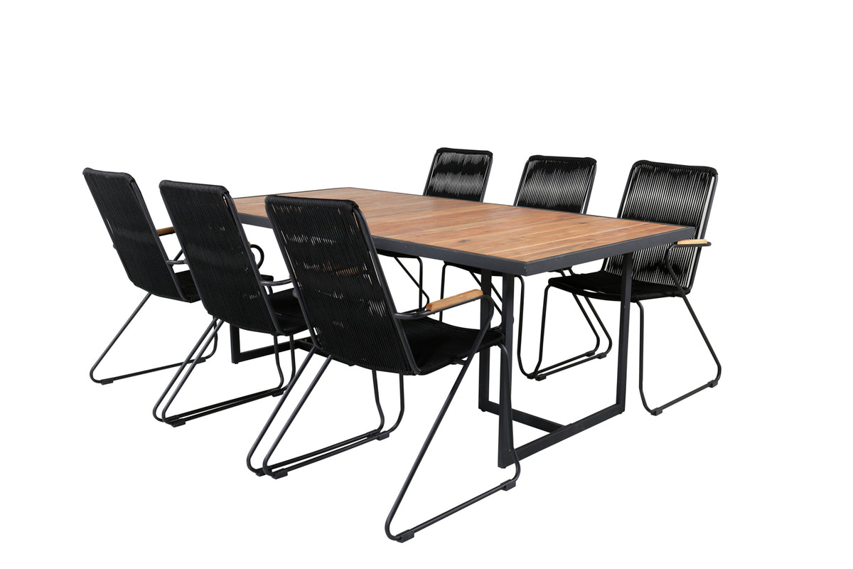 Dining Set Black Nature