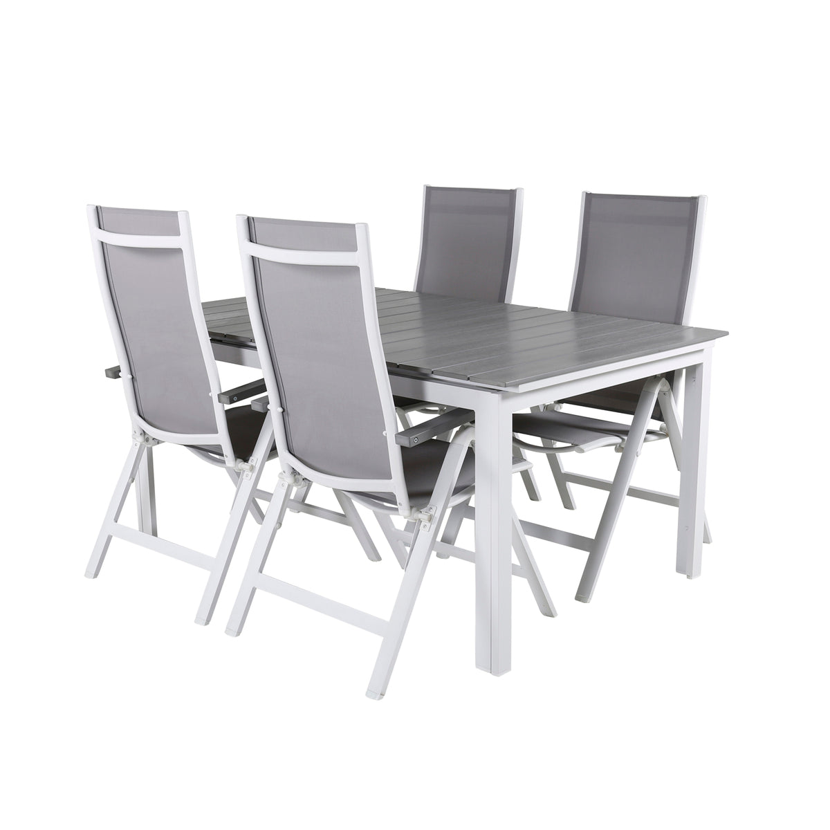 Dining Set Grey Grey
