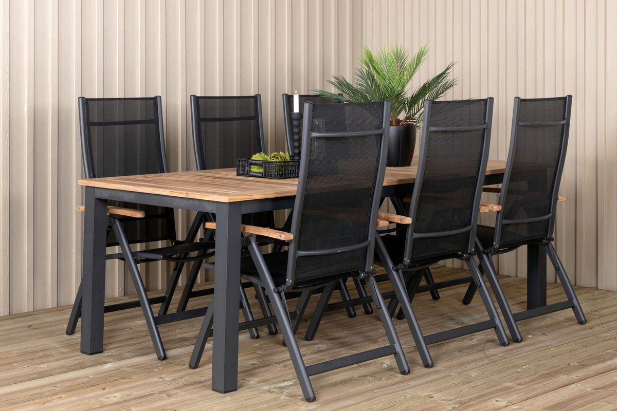 Dining Set Black Nature