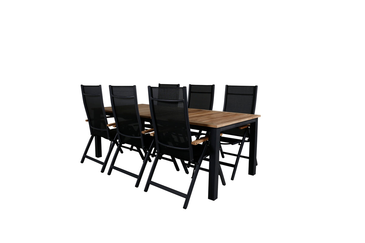 Dining Set Black Nature
