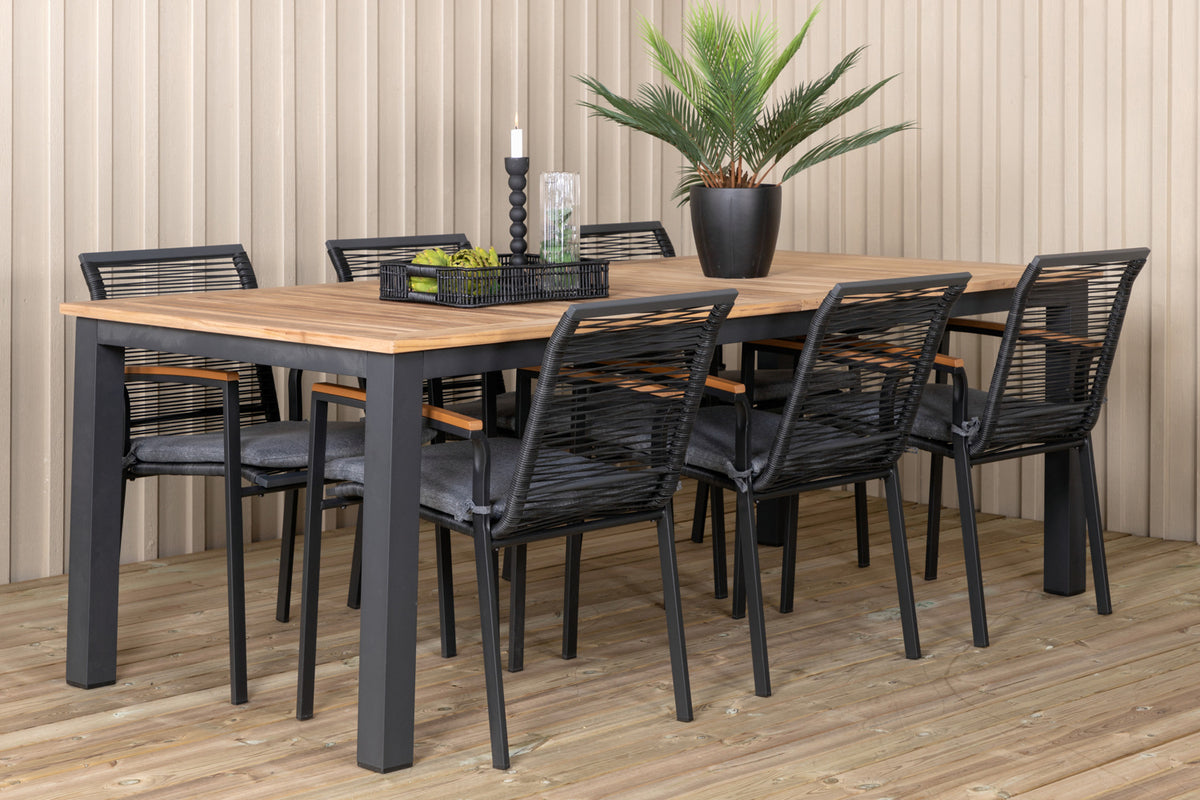 Dining Set Black Nature