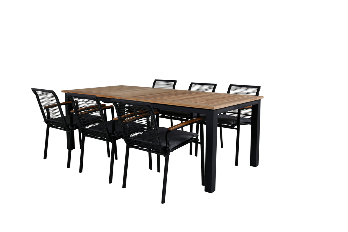 Dining Set Black Nature