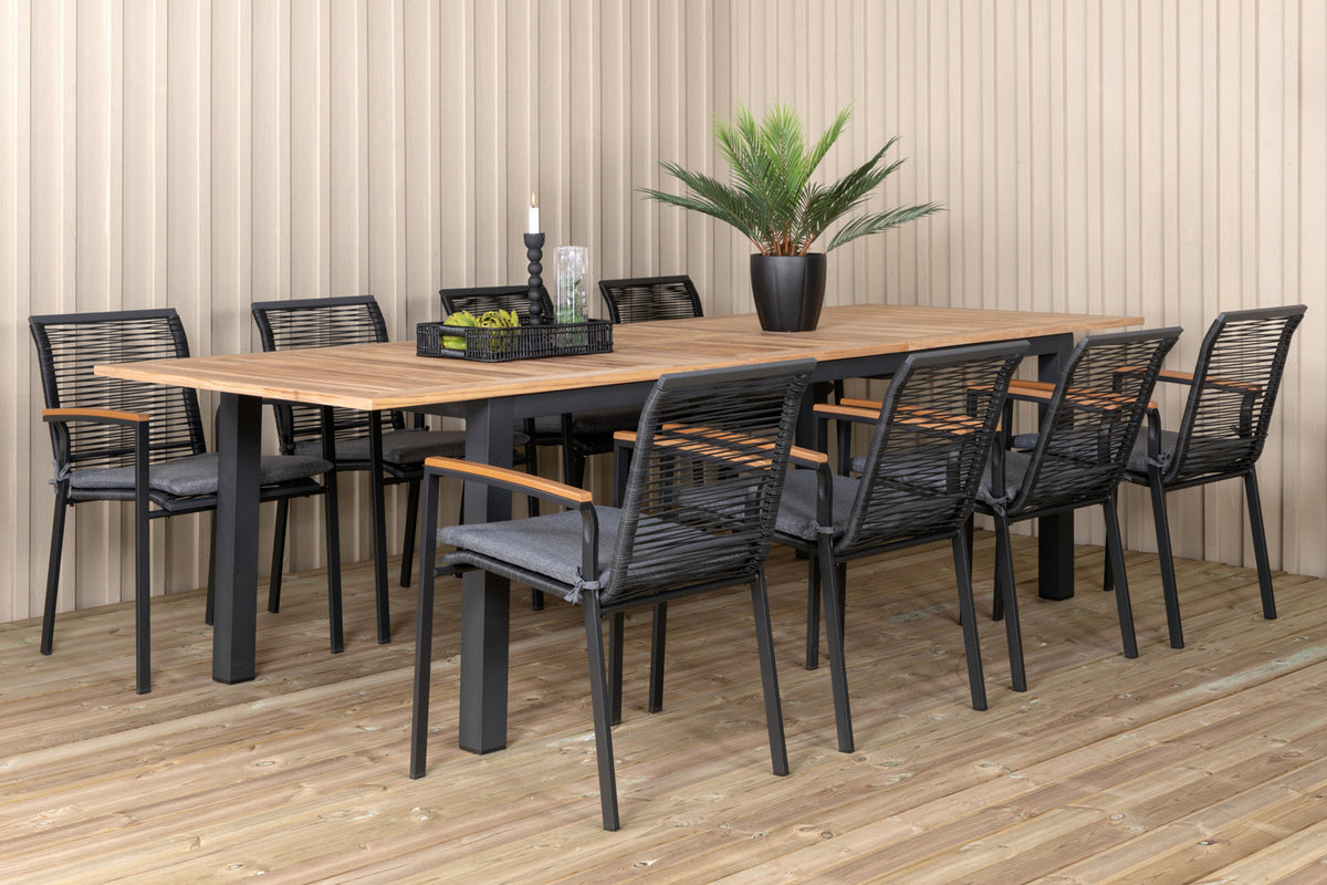 Dining Set Black Nature