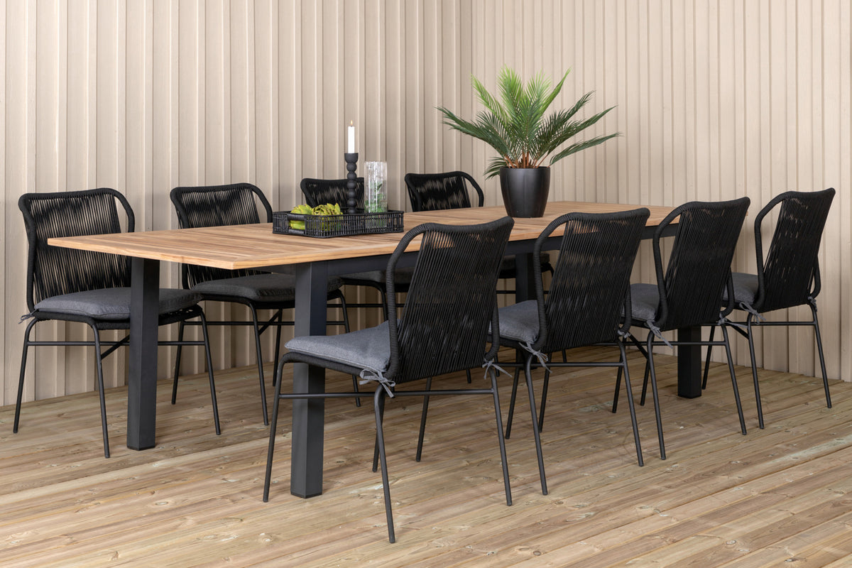 Dining Set Black Nature