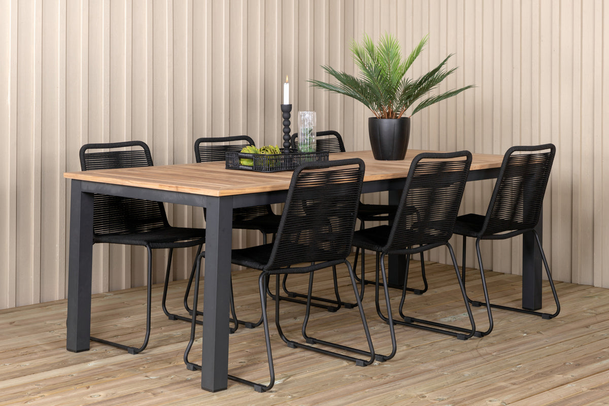 Dining Set Black Nature