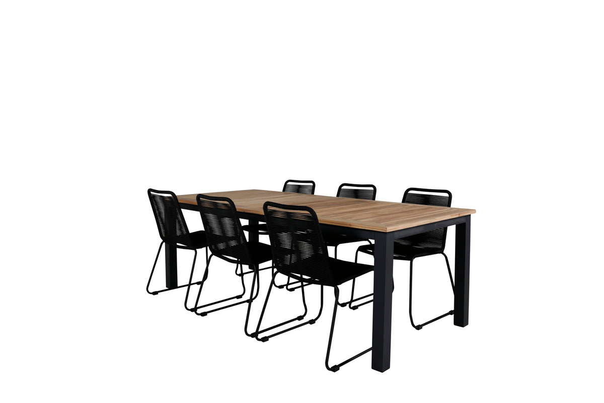 Dining Set Black Nature