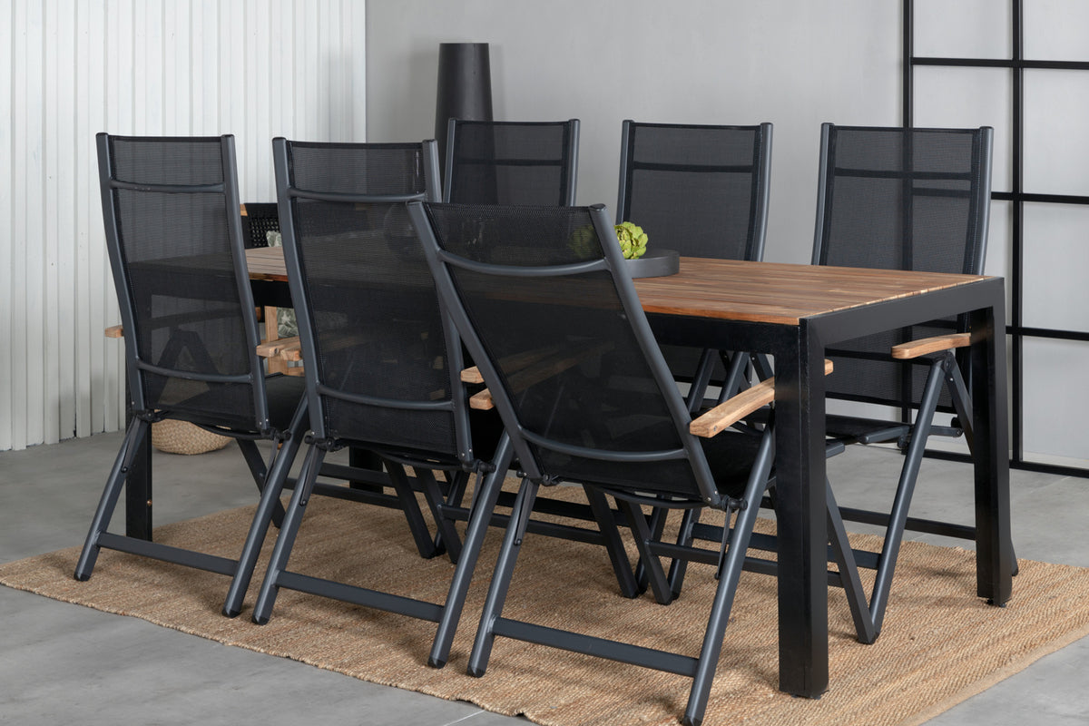 Dining Set Black Nature