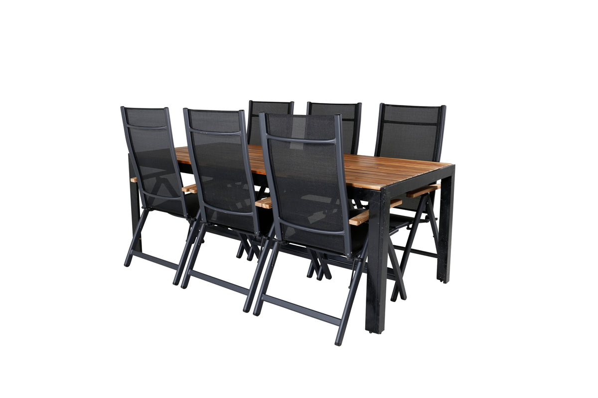 Dining Set Black Nature