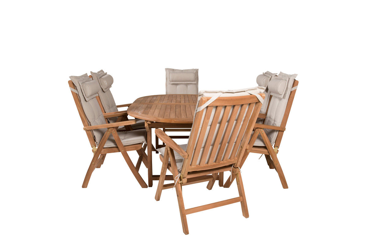 Position Chair Nature + Oval Dining Table