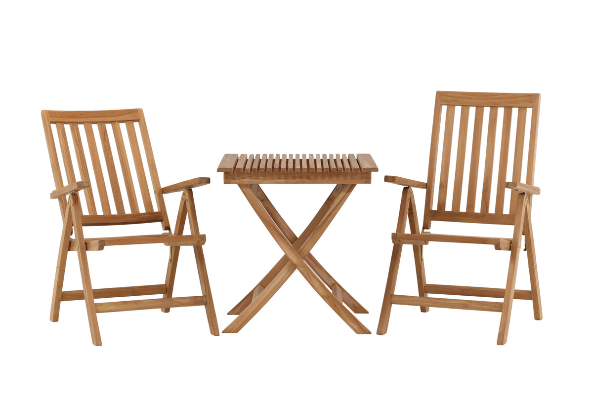 Cafe Table 70 x 70 Nature + Position Chair Nature
