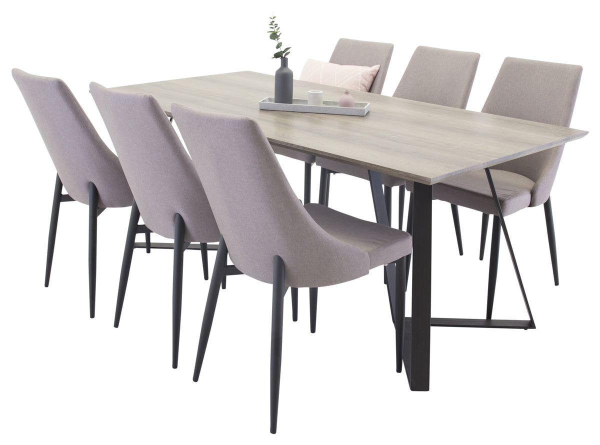 Rectangular Dining Table 180 x 75 x 90 Nature +