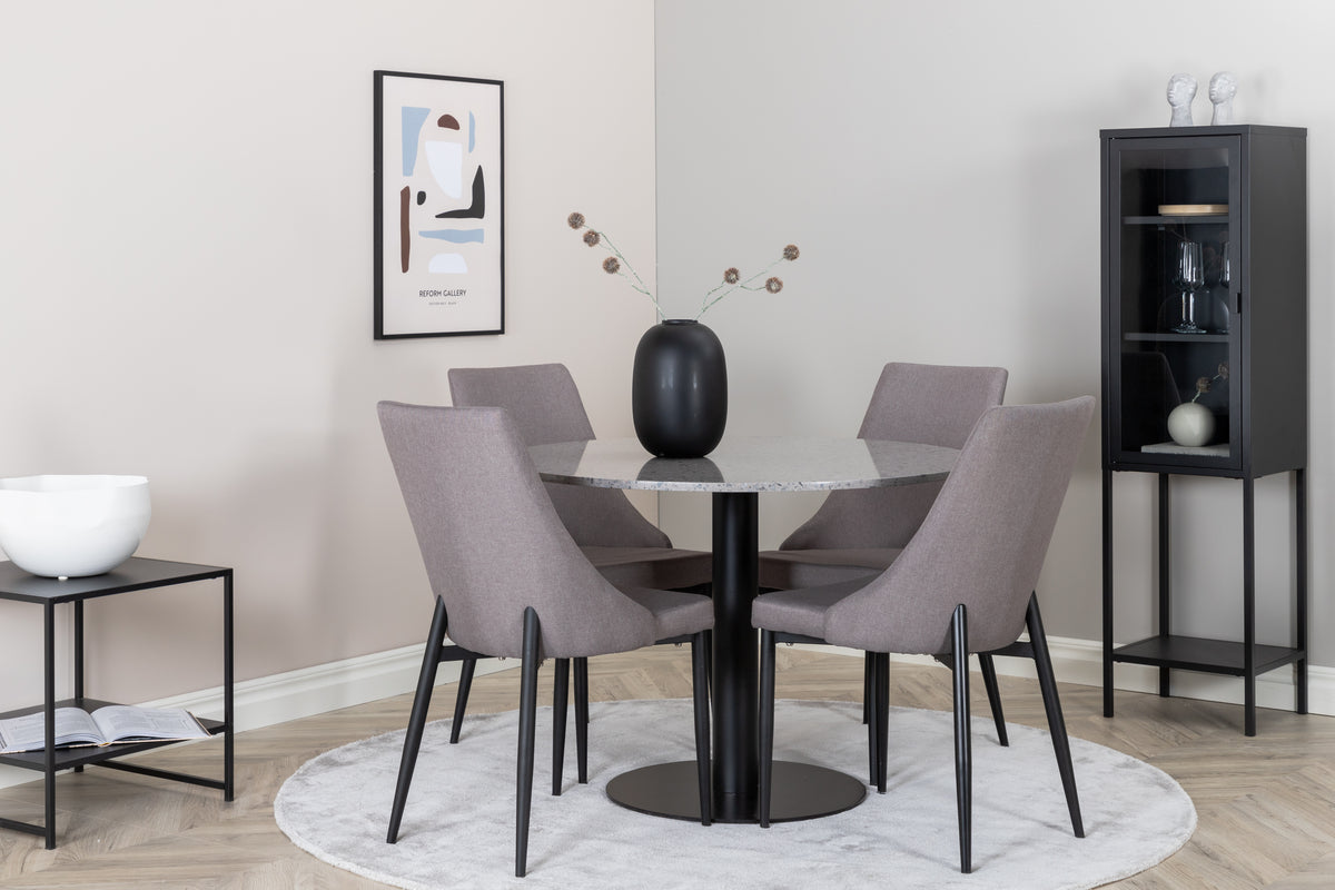 Round Dining Table ø106 Grey +