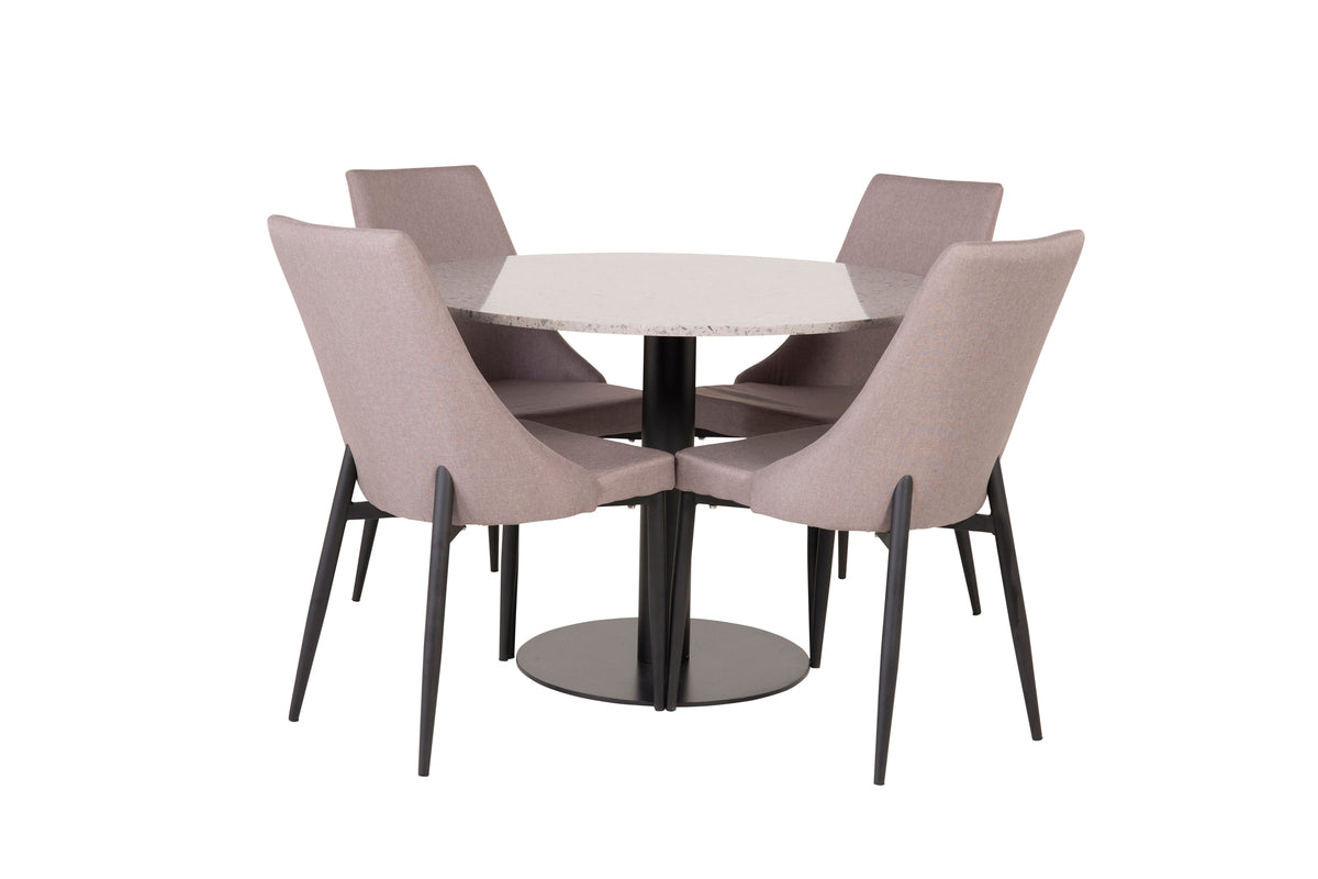 Round Dining Table ø106 Grey +