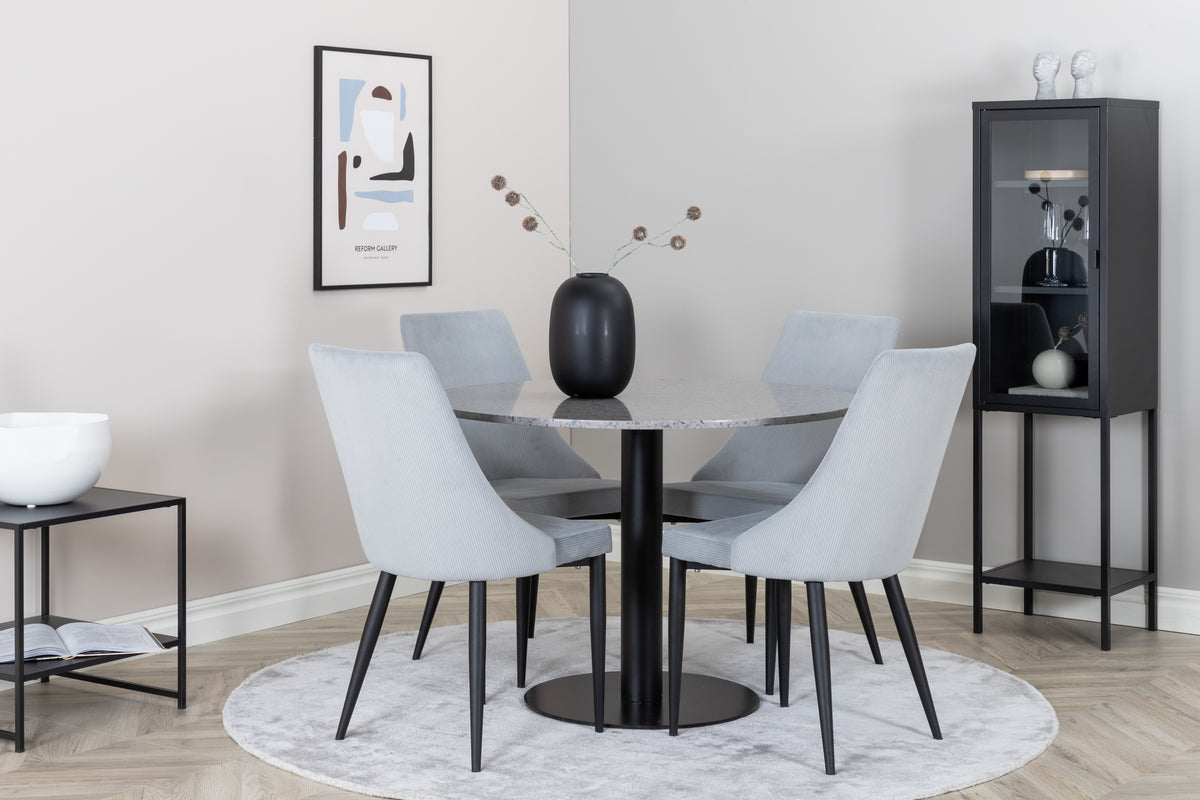 Round Dining Table ø106 Grey +