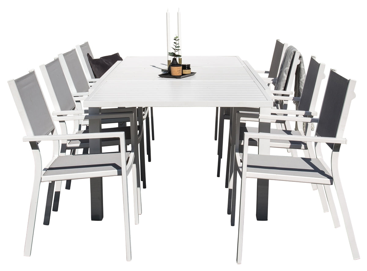 Dining Set Black White