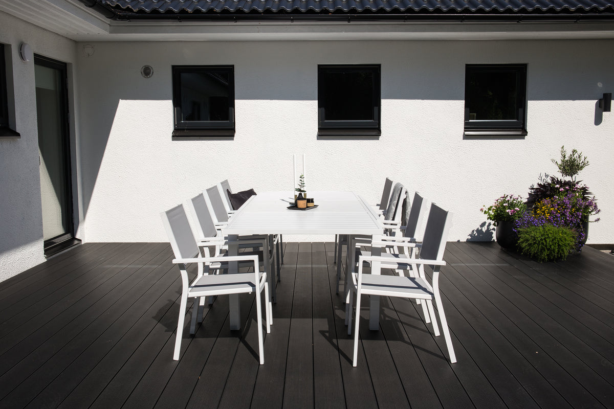 Dining Set Black White