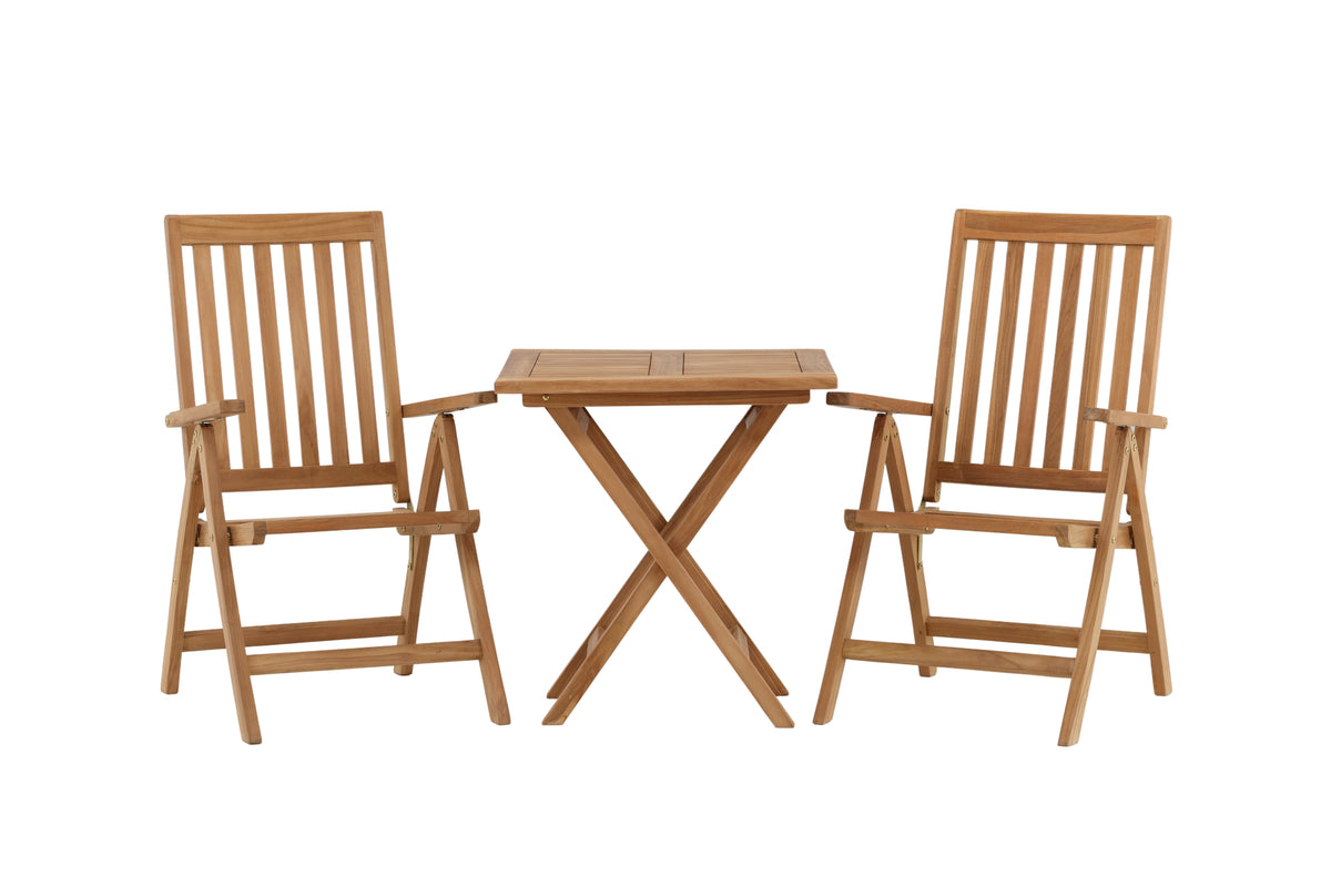 Rectangular Dining Table 70 x 70 Nature + Position Chair Nature