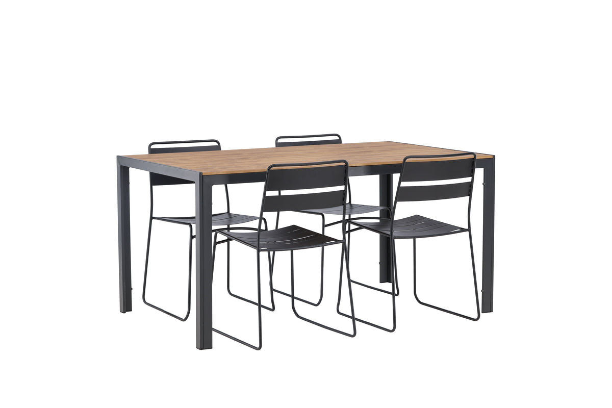 Dining Set Black Nature