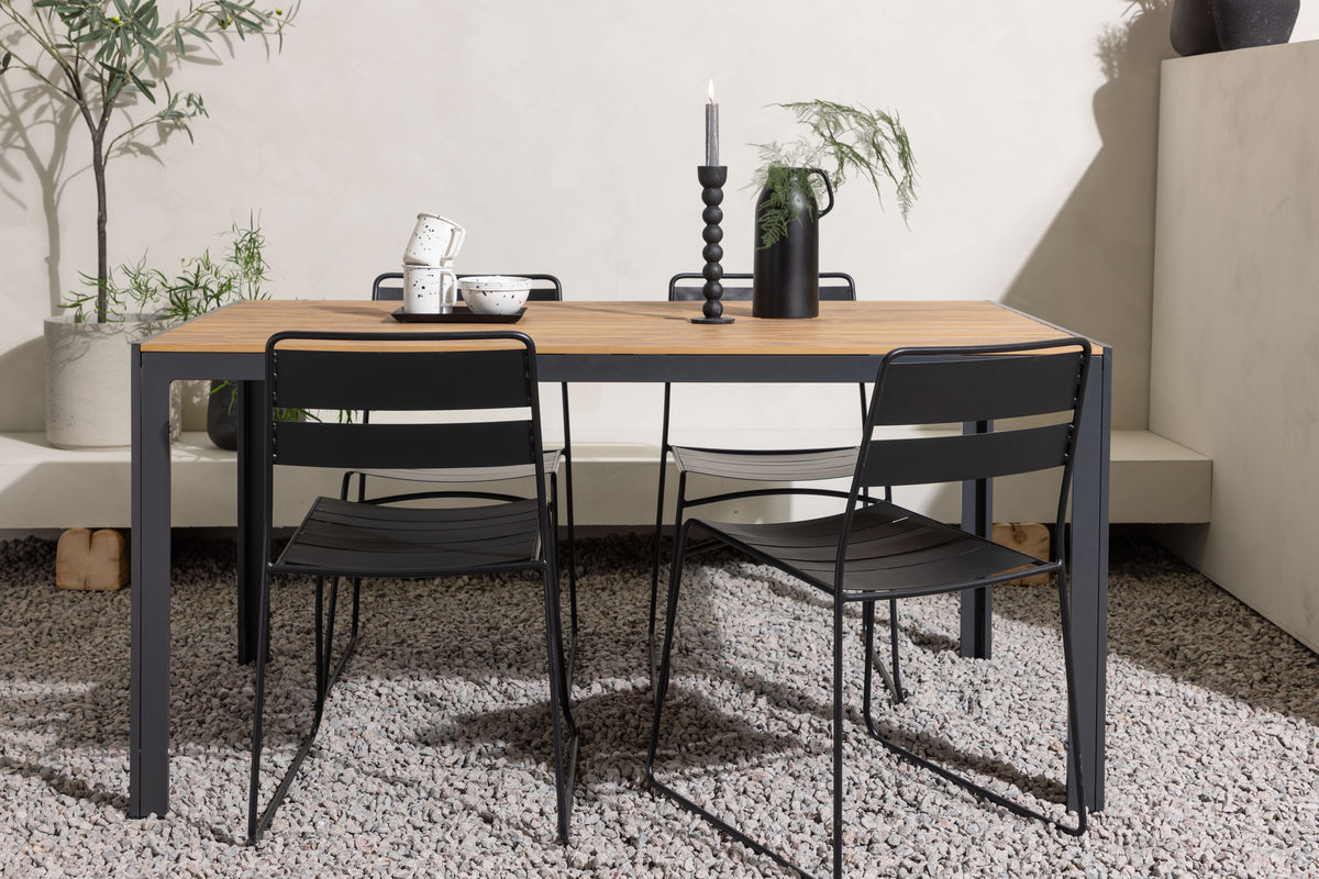 Dining Set Black Nature