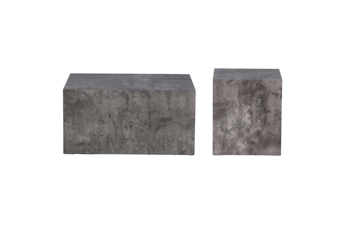 Sofa Table 40 x 40 Dark Grey + Sofa Table 60 x 80 Dark Grey