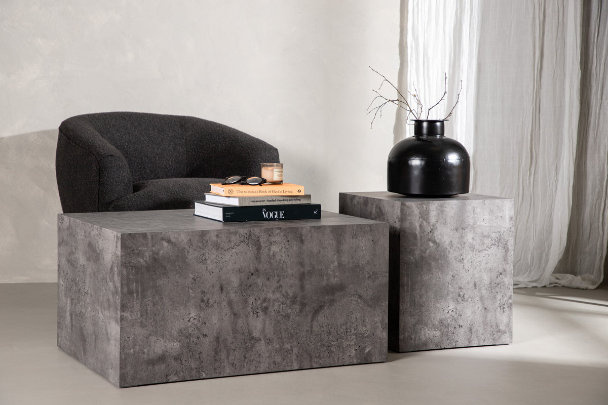 Sofa Table 40 x 40 Dark Grey + Sofa Table 60 x 80 Dark Grey