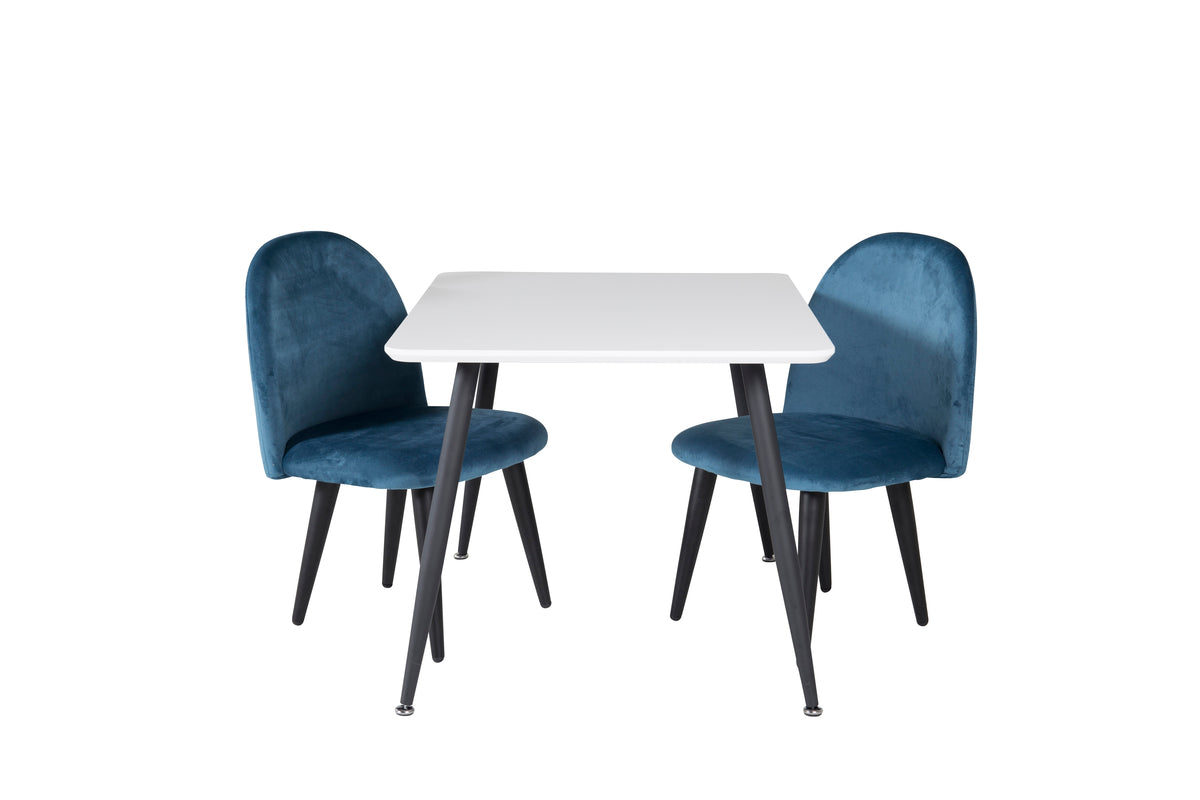 Kids Chair Blue + Kids Table 60 x 80
