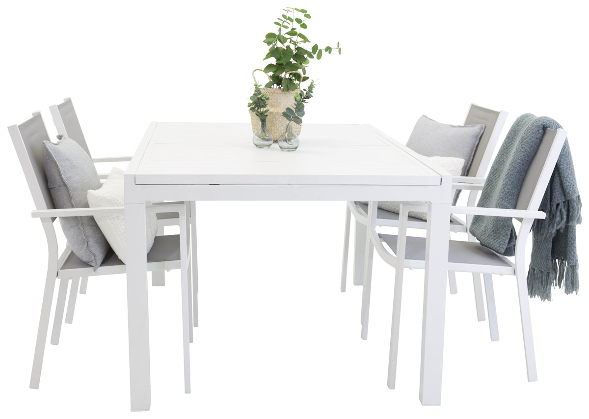 Dining Set Black White